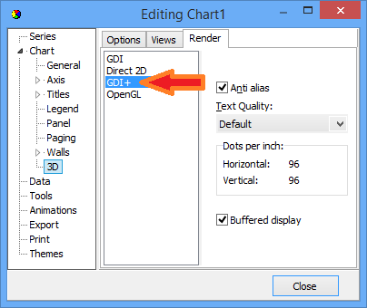 TeeChart GDI+ editor dialog
